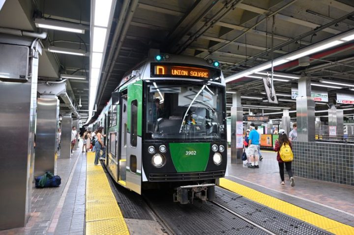 MBTA_Green_Line_Type_9_Train_at_Park_Street_August_2024