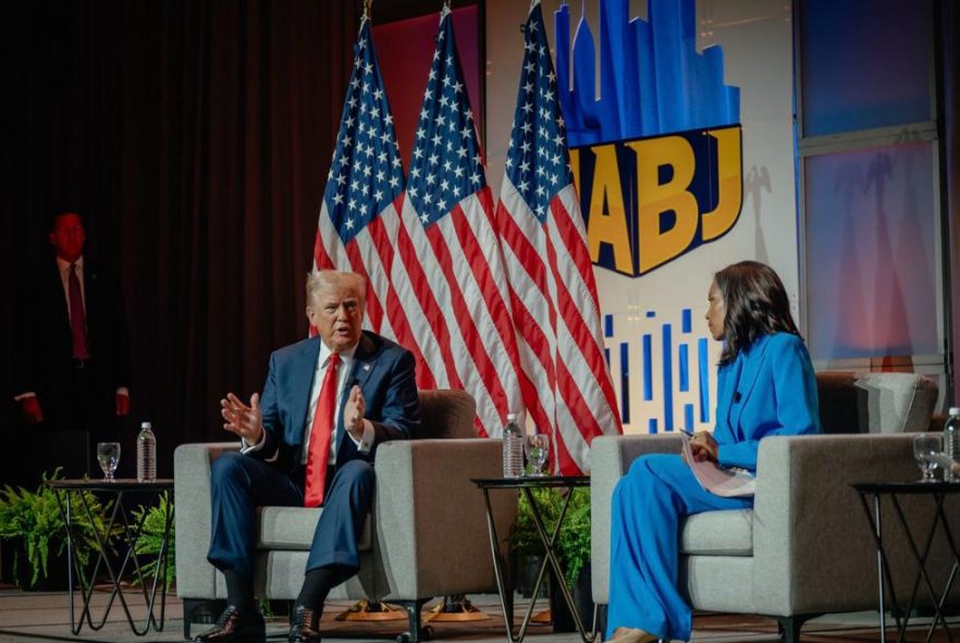 trump NABJ